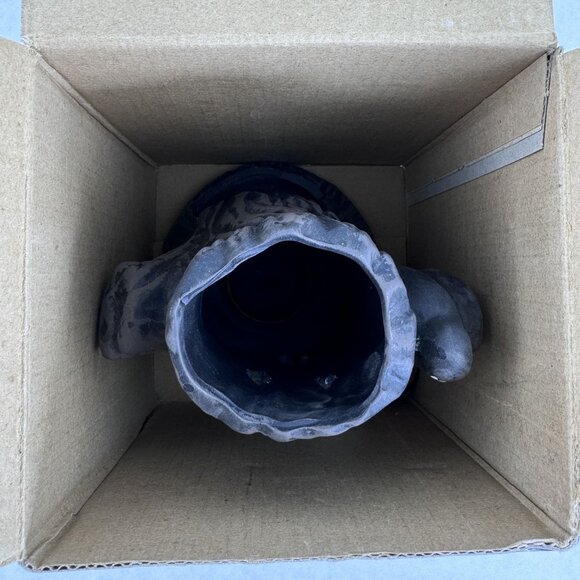 Vintage Halloween Haunted Tree Candle Holder With Skeleton Pumpkin 6.5" Tall - Picture 11 of 16